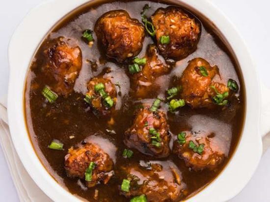 Picture of Side Dish (Chicken Manchurian Gravy Boneless - 6 Pcs.)