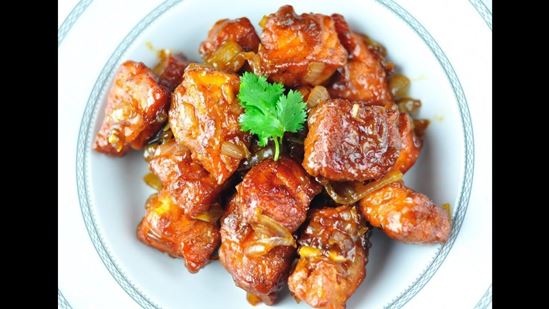 Picture of Fish & Sea Food (Manchurian Fish Gravy - 6pcs.)